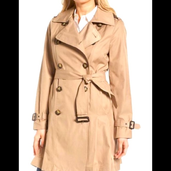 Michael Kors Jackets & Blazers - Michael Kors Trench Coat, Khaki Large